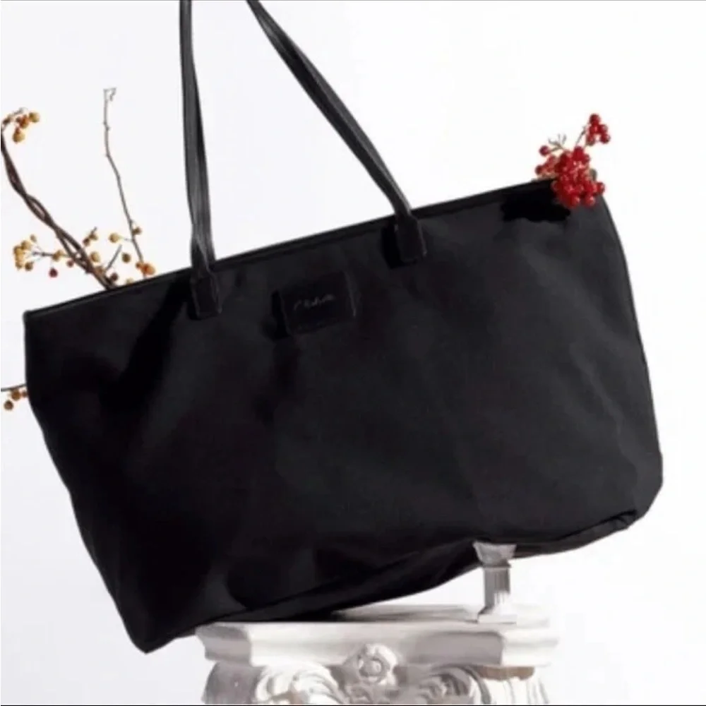 Cleobella Canvas Large Black Tote Bag